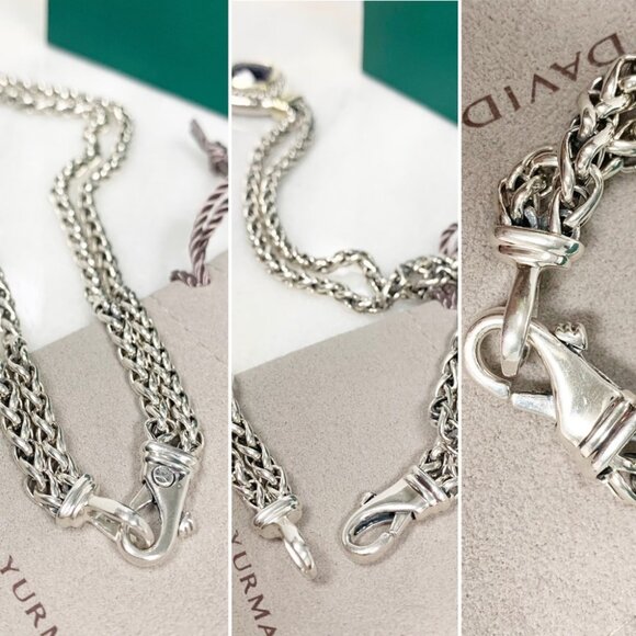 DAVID YURMAN Albion Amethyst Double Wheat Chain - Picture 6 of 7